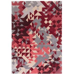 Novatrend Tapis de salon en laine rose rouge 200x290 cm Rose 290x0x200cm