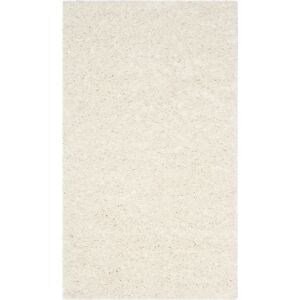 Safavieh Tapis de salon interieur hirsute en blanc, 91 x 152 cm