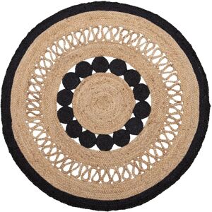 Ixia Tapis en jute D120cm Beige 1x120x120cm