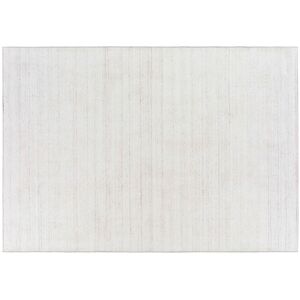 Oviala Tapis chenille rectangulaire imprime nuance ivoire 120 x 170 cm