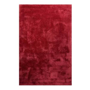 Homie Living Tapis en microfibre dense rouge 80x150 cm