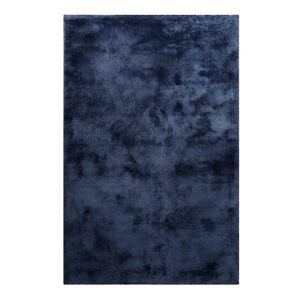 Homie Living Tapis en microfibre dense bleu 70x140 cm