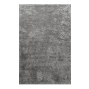 Homie Living Tapis en microfibre dense gris 160x230 cm