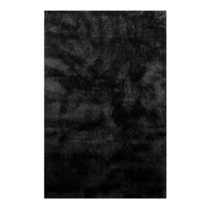 Homie Living Tapis en microfibre dense noir 160x230 cm