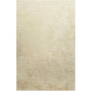 Homie Living Tapis en microfibre dense beige dore 120x170 cm