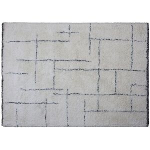 Decoclico Tapis rectangulaire esprit berbère en laine tissé main 200 x 300 cm Beige 200x0x300cm