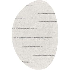 AFK Living Tapis ultra-doux forme galet beige et gris 120x170, OEKO-TEX® Beige 170x4x120cm