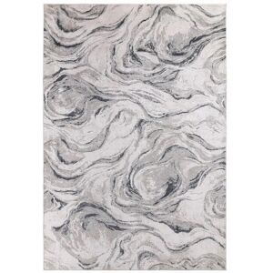 Novatrend Tapis de salon en viscose gris 200x290 cm