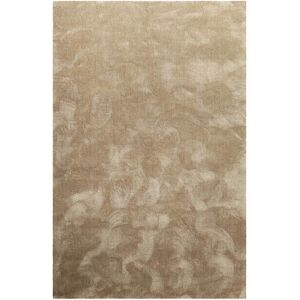 Homie Living Tapis en microfibre doux et dense brun-beige chine 120x170