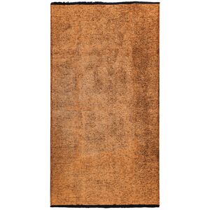 The Deco Factory Tapis tisse plat reflet lumiere orange 80x150