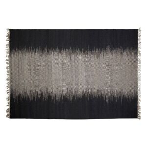 Zago Tapis 100% laine noir 240 x 170 cm