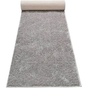 Esprit Tapis de couloir poils longs doux brillant gris clair 80x400