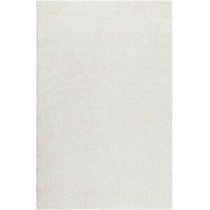 Esprit Tapis carre poils longs effet bouclette blanc creme 200x200