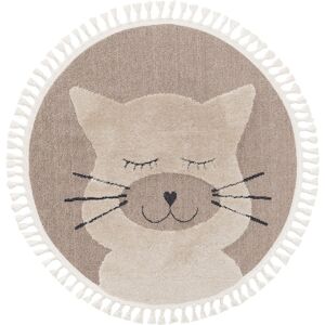 Benuta Tapis enfant beige D 120 rond