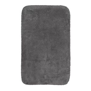 Wecon Home Basics Tapis de bain doux gris ardoise coton 80x150