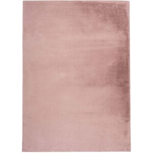 STUDIO DECO tapis de fourrure velours rose poudré 200x290cm