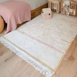 Lorena Canals Tapis lavable lanes 140x200 rose Rose 200x4x140cm