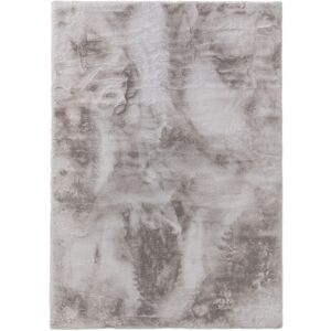 Benuta Tapis de fausse fourrure gris 160x230