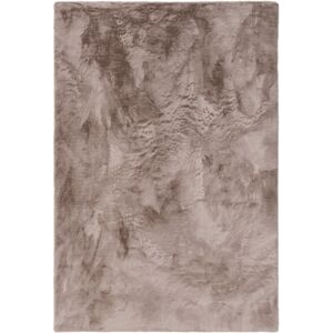 Benuta Tapis de fausse fourrure taupe 120x170