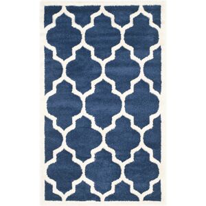 Safavieh Tapis Bleu Marine/Neutre 90 X 150