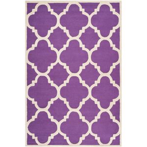 Safavieh Tapis de salon interieur en violet & ivoire, 183 x 274 cm Violet 275x1x185cm