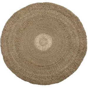 Bazar Bizar Tapis en herbes de mer naturel 150x150 Beige 150x1x150cm