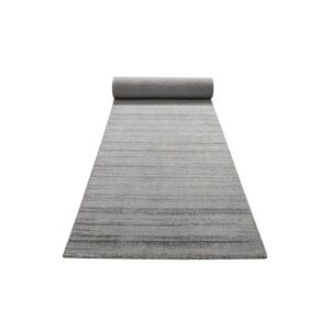 Homie Living Tapis de couloir à poil ras effet soie gris clair 80x230 Cuivre 80x230x80cm