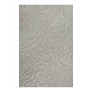 Esprit Tapis fait main motif abstrait et relief taupe 160x230 Gris 160x230x160cm