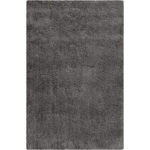 Esprit Tapis confort moelleux en laine, poils longs gris foncé 70x140 Gris 140x70x140cm