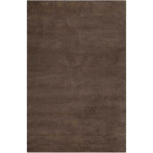 Esprit Tapis a poil court pure laine vierge marron 70x140