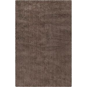 Esprit Tapis confort moelleux en laine, poils longs marron 90x160