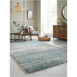 Flair Rugs Tapis géométrique design en polypropylène bleu 160x230 Bleu 230x1x160cm