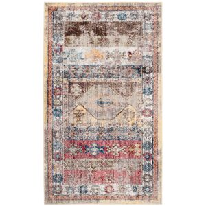 Safavieh Tapis de salon interieur en rose & multi, 91 x 152 cm