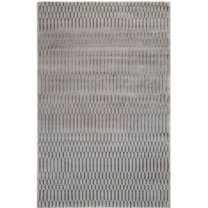 Esprit Tapis plat a motif et relief tons de gris 120x170