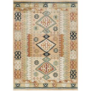 Atticgo Tapis en viscose de style vintage multicolore, 160X230 cm