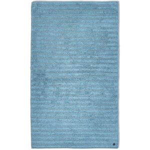 Tom Tailor Tapis de bain structure fait a la main Bleu 70x120