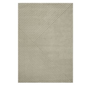 Drawer Tapis contemporain a motif geometrique beige 160x230 cm