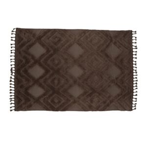 Meubles & Design Tapis rectangulaire marron style boheme en laine 300cm