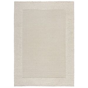 Novatrend Tapis de salon en laine beige 160x230 cm Beige 230x0x160cm