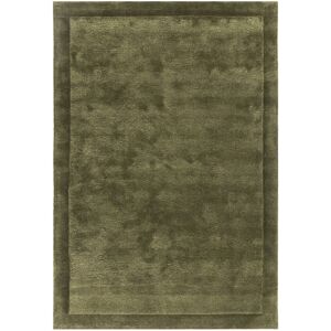 Novatrend Tapis de salon en laine vert olive 120x170 cm Vert 170x0x120cm