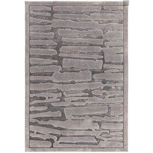 Novatrend Tapis de salon en polyester gris anthracite 200x290 cm Gris 290x0x200cm