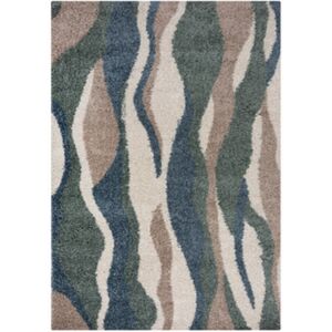 Novatrend Tapis de salon moderne bleu 120x170 cm