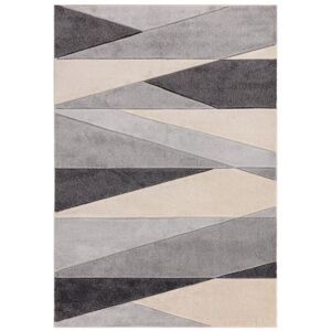 Novatrend Tapis de salon moderne gris 200x290 cm Gris 290x0x200cm