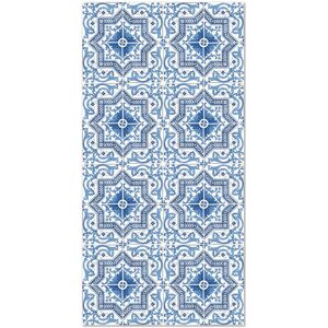 Home and Living Tapis vinyle carreaux ciments toledo bleu 160x230cm