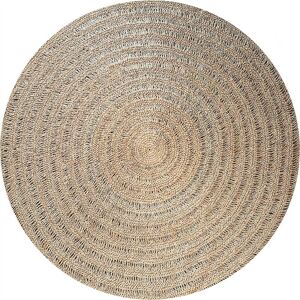 ReCollection Tapis Boheme Raphia Bois clair Beige 200x4x200cm