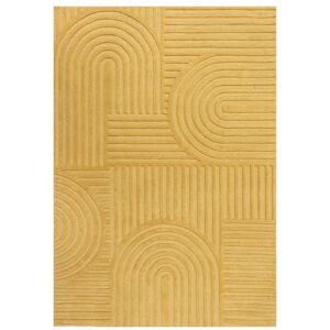 Tapis design ocre 3D zen 160 x 230