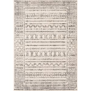 Surya Tapis Scandinave Boheme Blanc/Noir 152x213