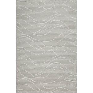 Esprit Tapis plat velours ras a relief motif beige et gris 120x170