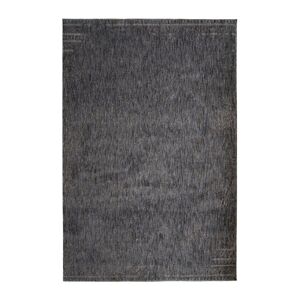 The Deco Factory Tapis extra-doux motif usé gris noir 160x230 - Publicité