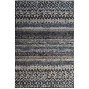 The Deco Factory Tapis extra-doux motif horizon gris noir beige 160x230